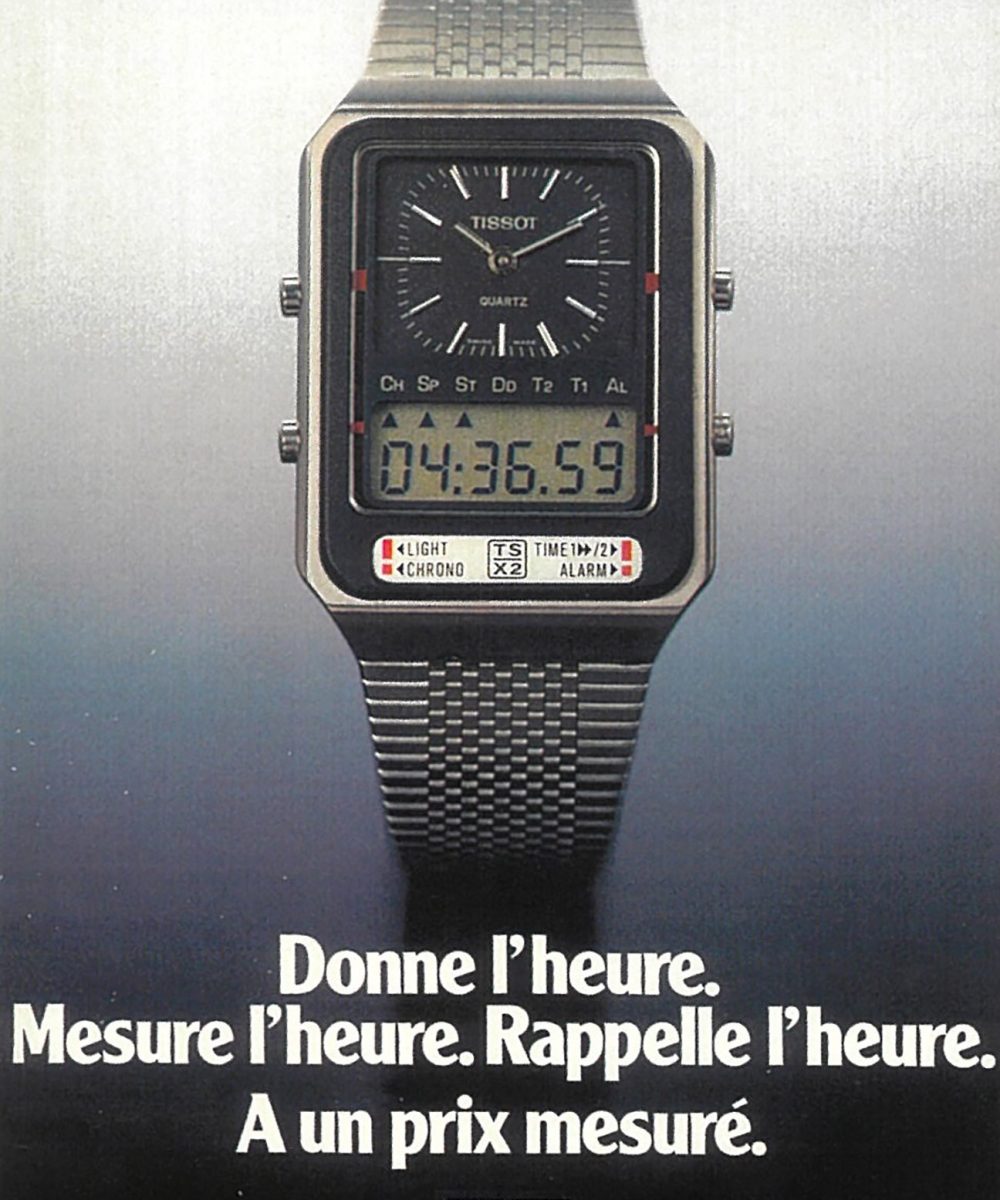 1978 年天梭表數位石英錶廣告
