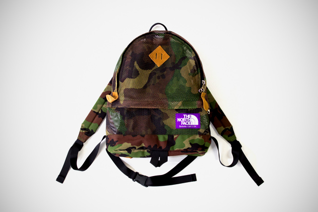 The north face purple clearance label medium day pack