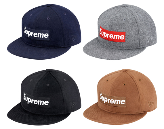 New Era X Supreme-Loro Piana Doeskin Wool 駱絲棉羊毛- KEEDAN.COM