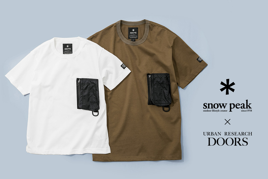 Snow Peak 與Urban Research Doors 聯名之作Pock T-shirt - KEEDAN.COM