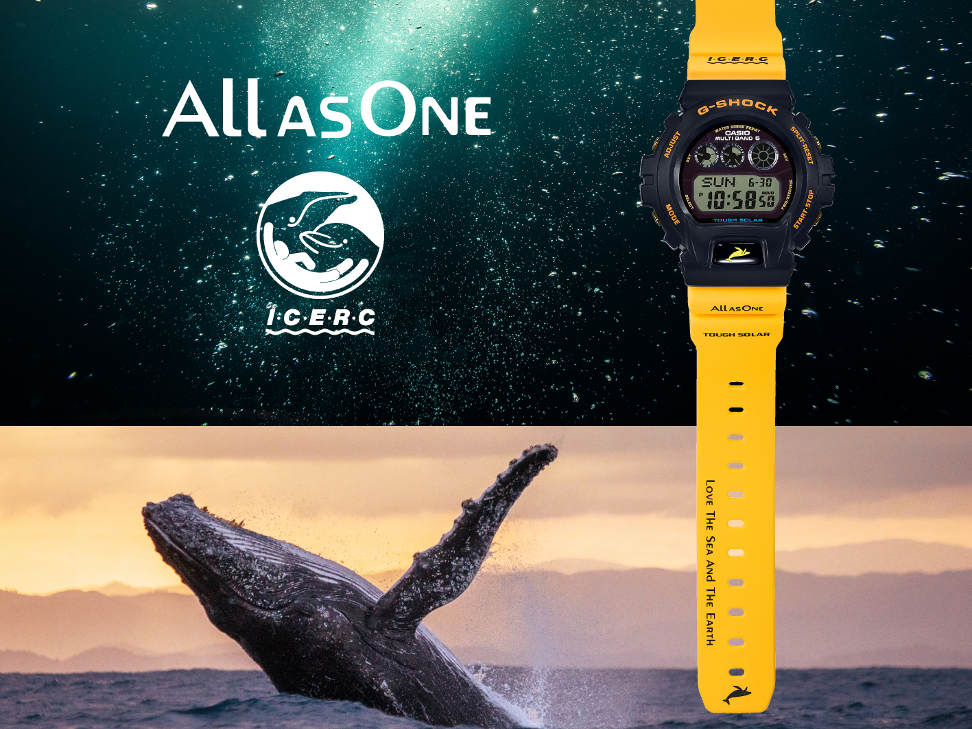 G-SHOCK x I.C.E.R.C 2018鲸豚限量錶款 GW-6902K於7月14日上市 G-SHOCK STORE, TAIPEI獨家限量販售