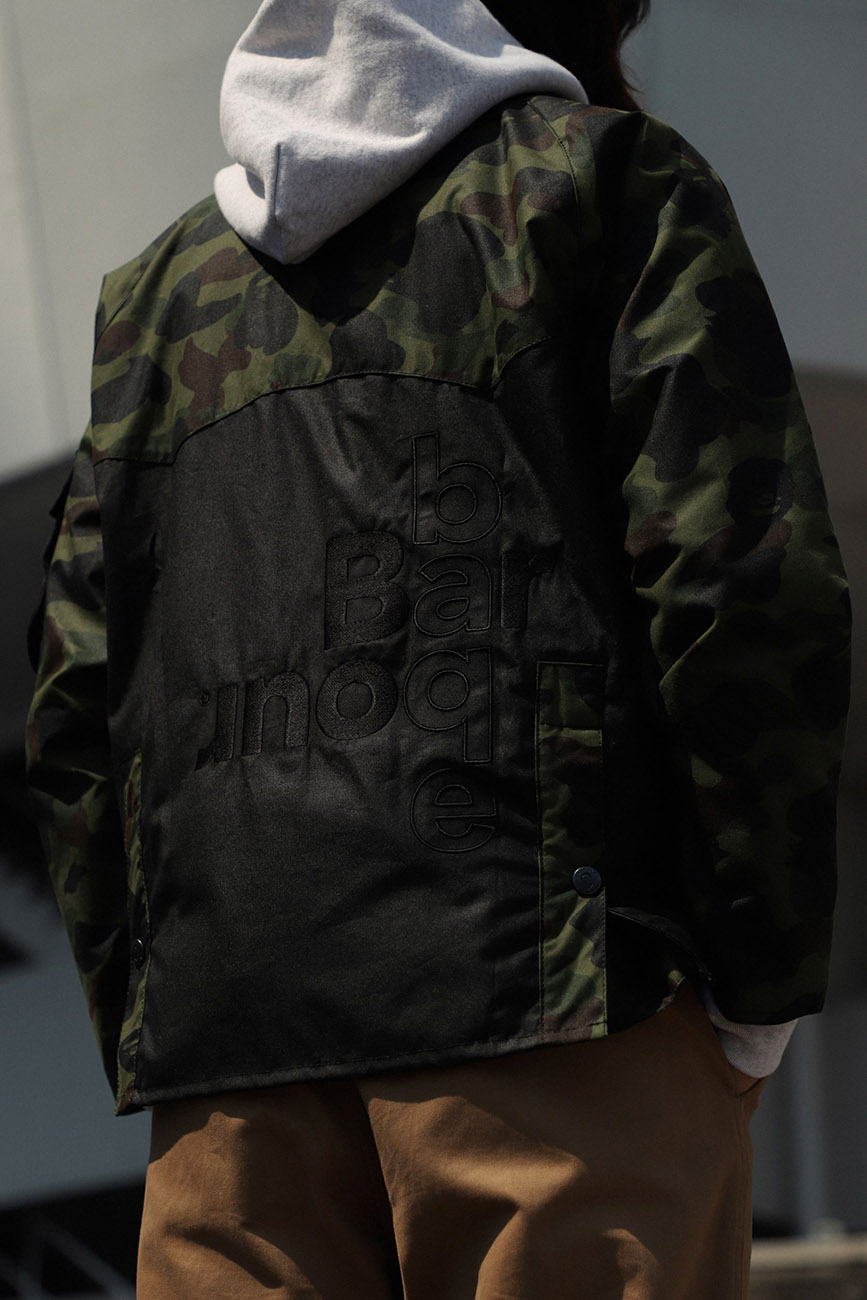 21000円販売割引中 流行販売 新品 BAPE x Barbour 21AW CAMO RAIN