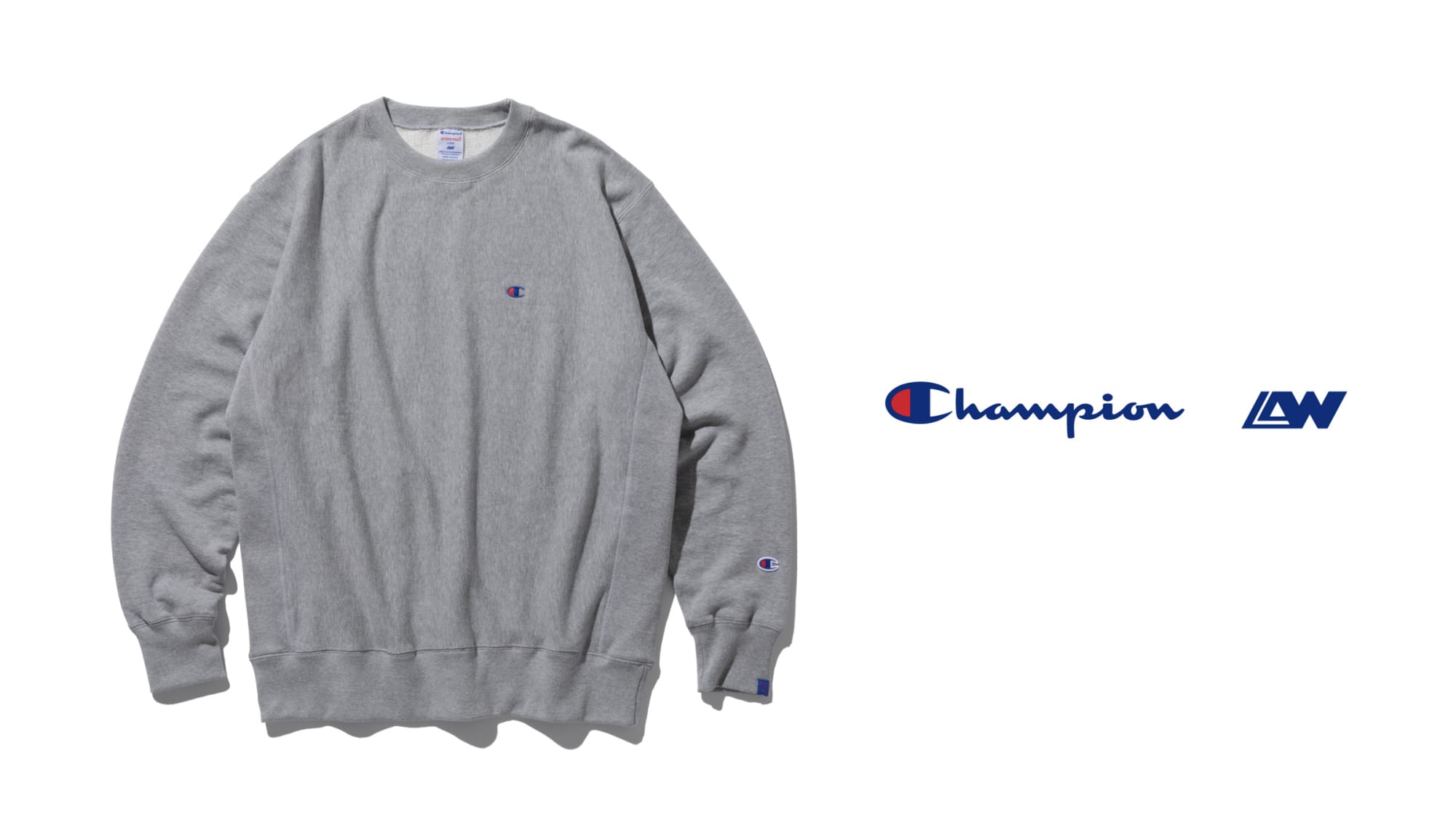 Champion、LOOPWHEELER 與尾花大輔三方聯名/ REVERSE WEAVE 運動衫