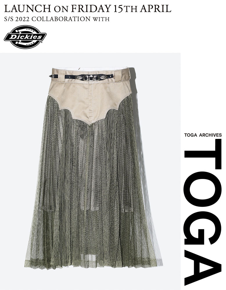日本お買い得 TOGA×Dickies Pleated skirt Dickies SP ladonna.co.jp