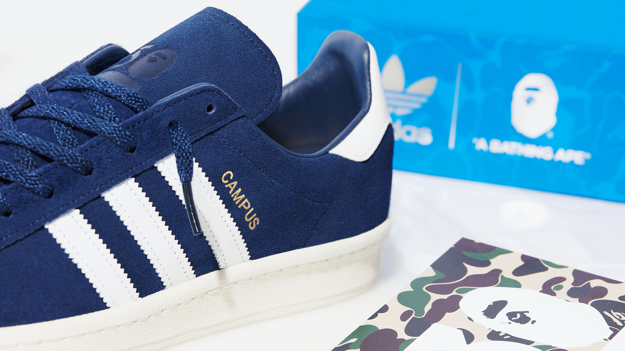 BAPE®30 週年攜手adidas Originals 推出指標鞋履Campus 80s - KEEDAN.COM