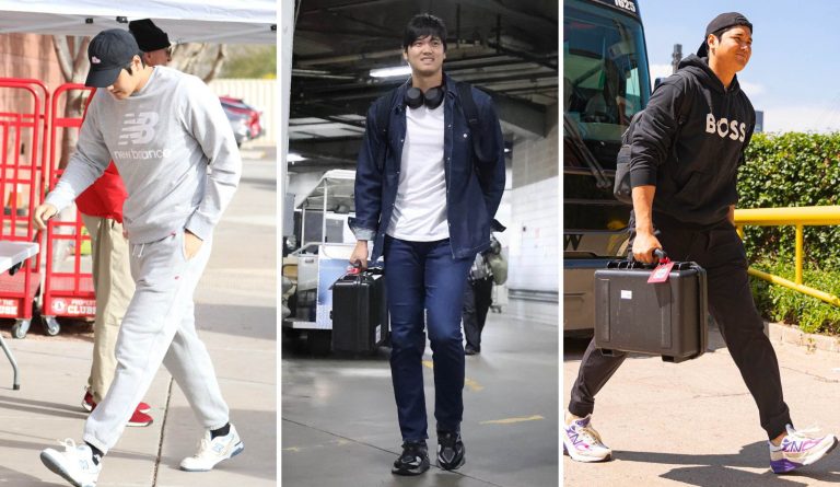 大谷翔平, 私著, 牛仔褲, HUGO BOSS, New Balance,NB 990v6, DESCENTE