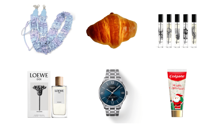 交換禮物, 交換禮物推薦, 聖誕禮物, 交換禮物靈感, TISSOT 天梭表, LOEWE 淡香水, PAMPSHADE 麵包燈, 高露潔聖誕牙膏, Diptyque, tiy nie yee 手機背繩,