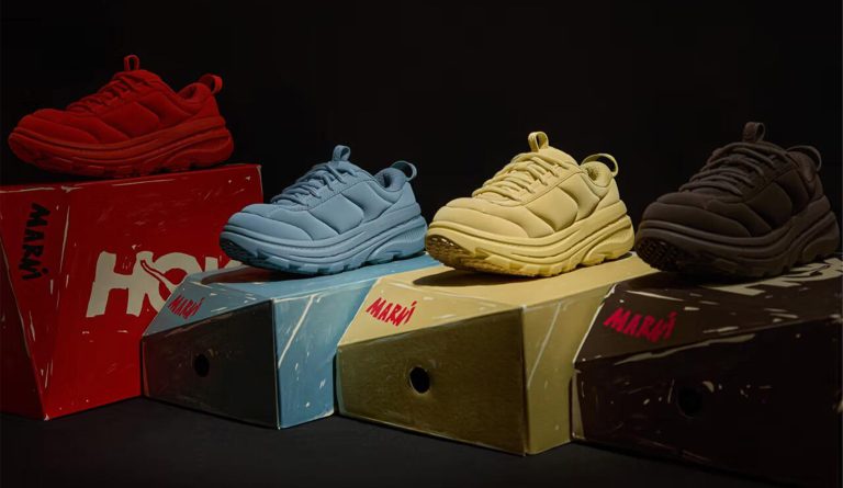 Marni, HOKA, Bondi B3LS, 聯名, 厚底鞋, 氣球鞋