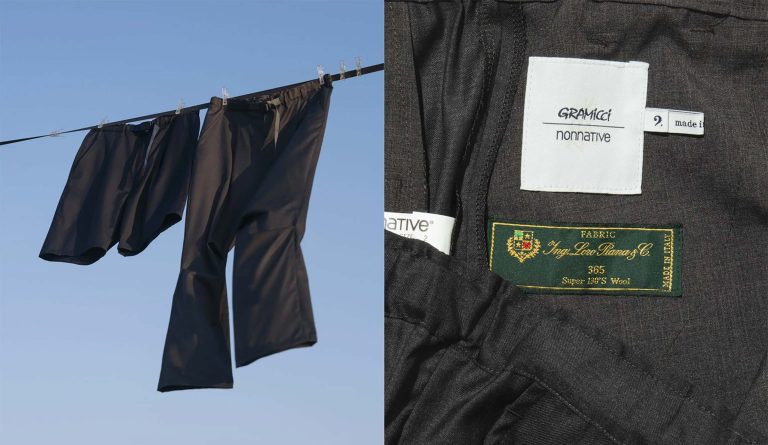 Gramicci, nonnative, Loro Piana, Super 130’s, 美利諾羊毛, 戶外褲, 聯名, MERINO WOOL