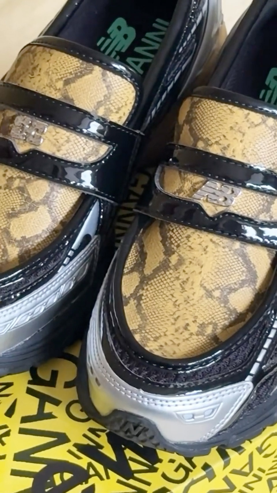 New Balance, 1906L, GANNI, 樂福鞋, 蛇紋, NB