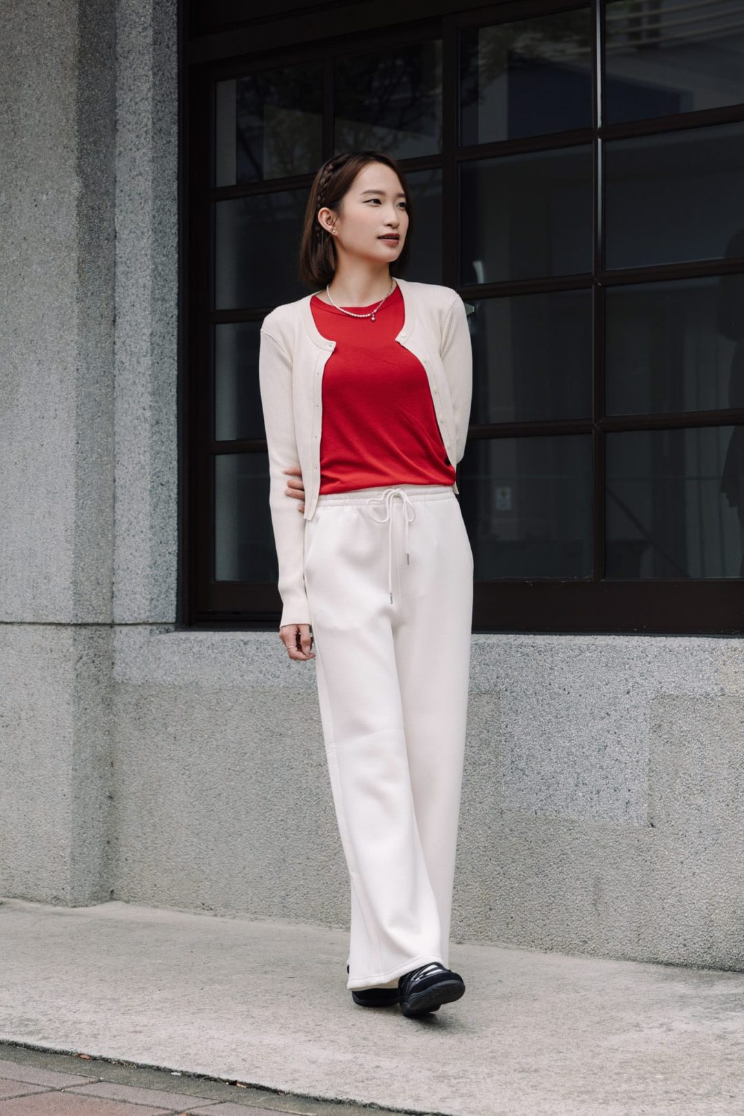 gu pants top 3 ootd shop staff (7 - 13)