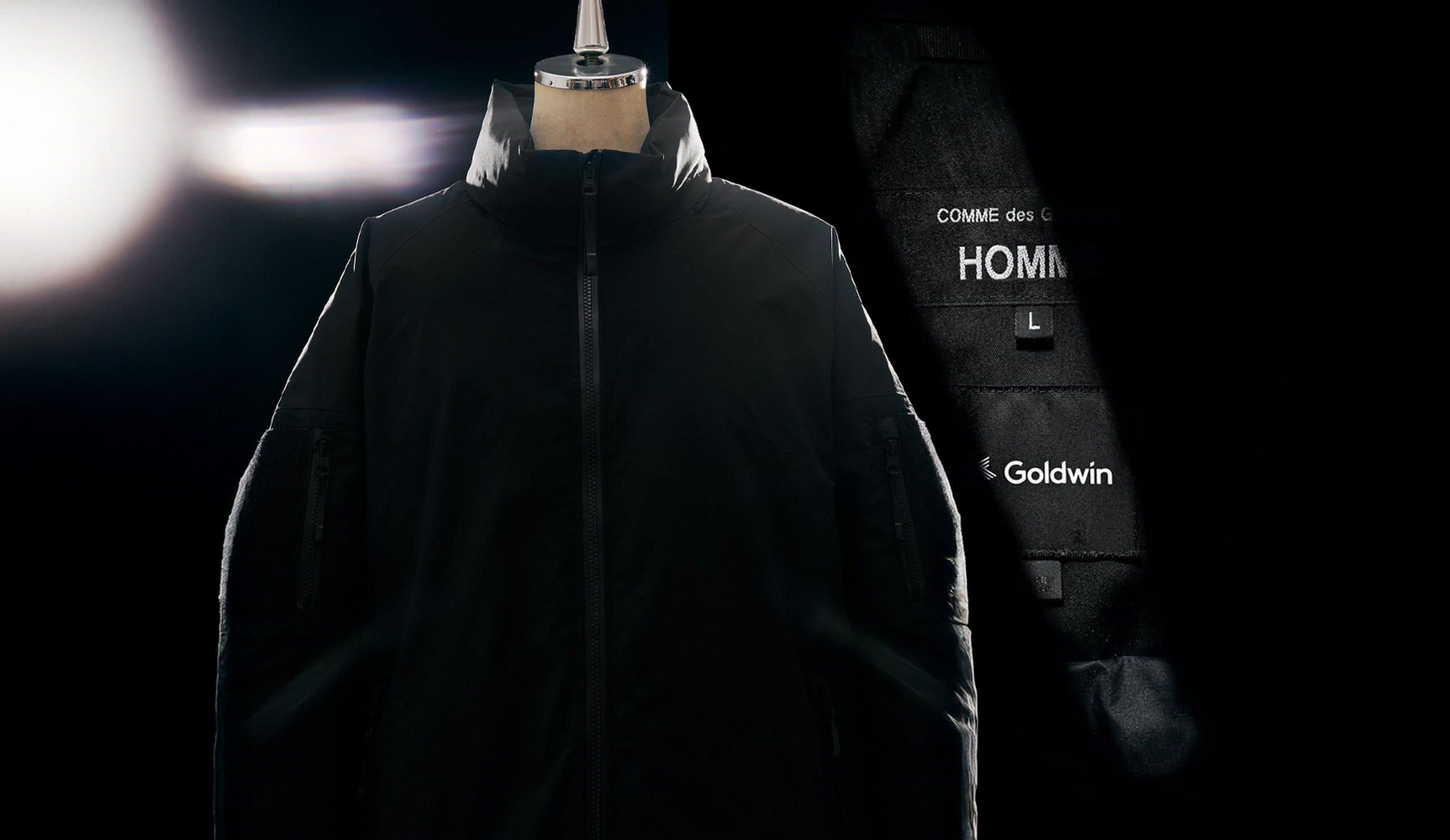 COMME des GARÇONS HOMME, GOLDWIN, 聯名, 羽絨, 川久保玲, 戶外, CDG