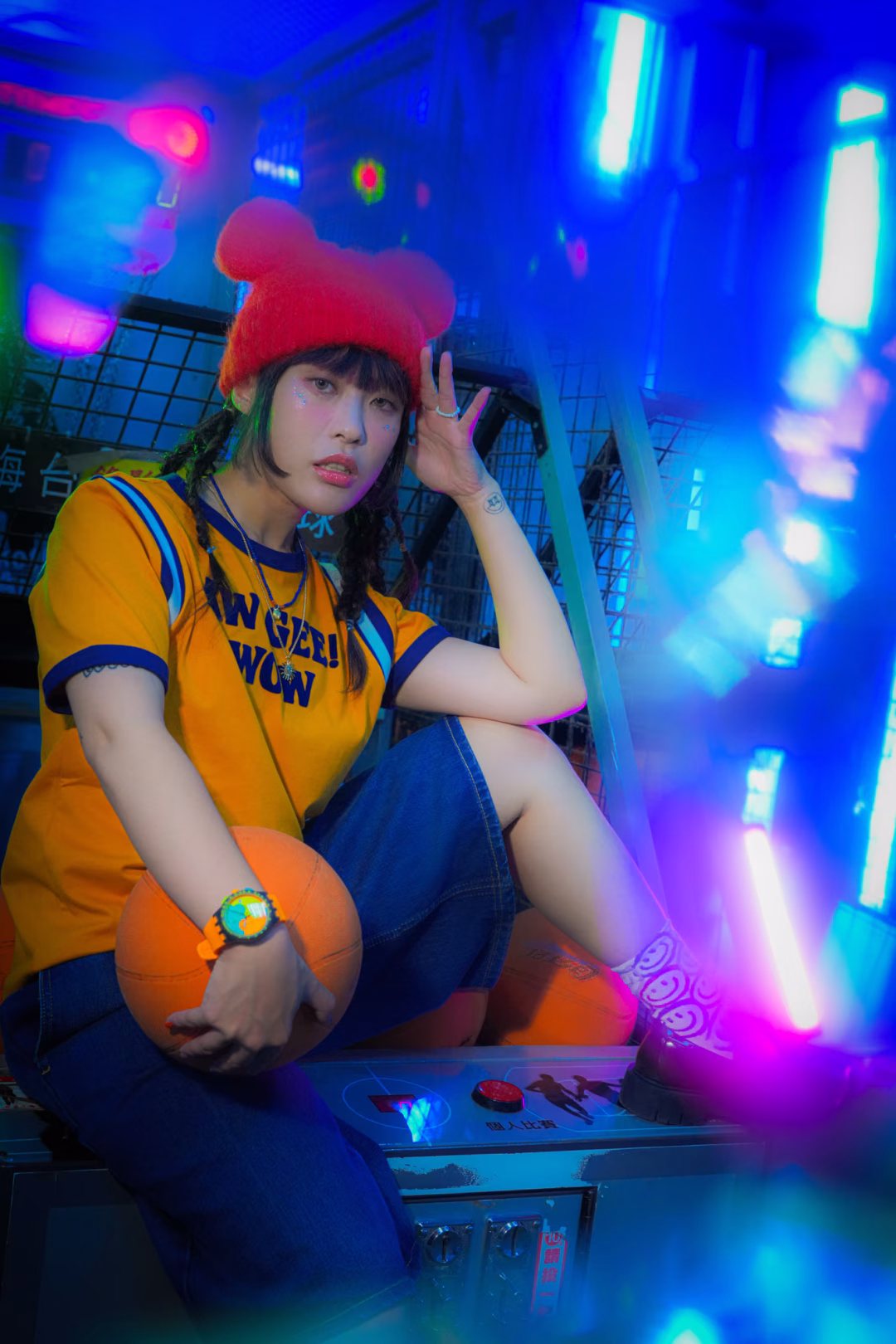 swatch neon watch_ swatch neon watch_