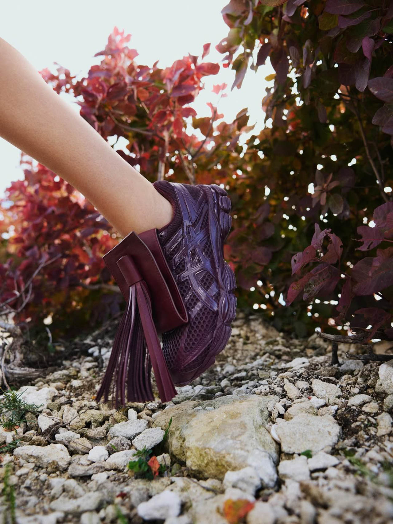 FIDAN NOVRUZOVA, ASICS, GEL-CUMULUS 16, 聯名, Crafts for Mind, 流蘇, 皮鞋