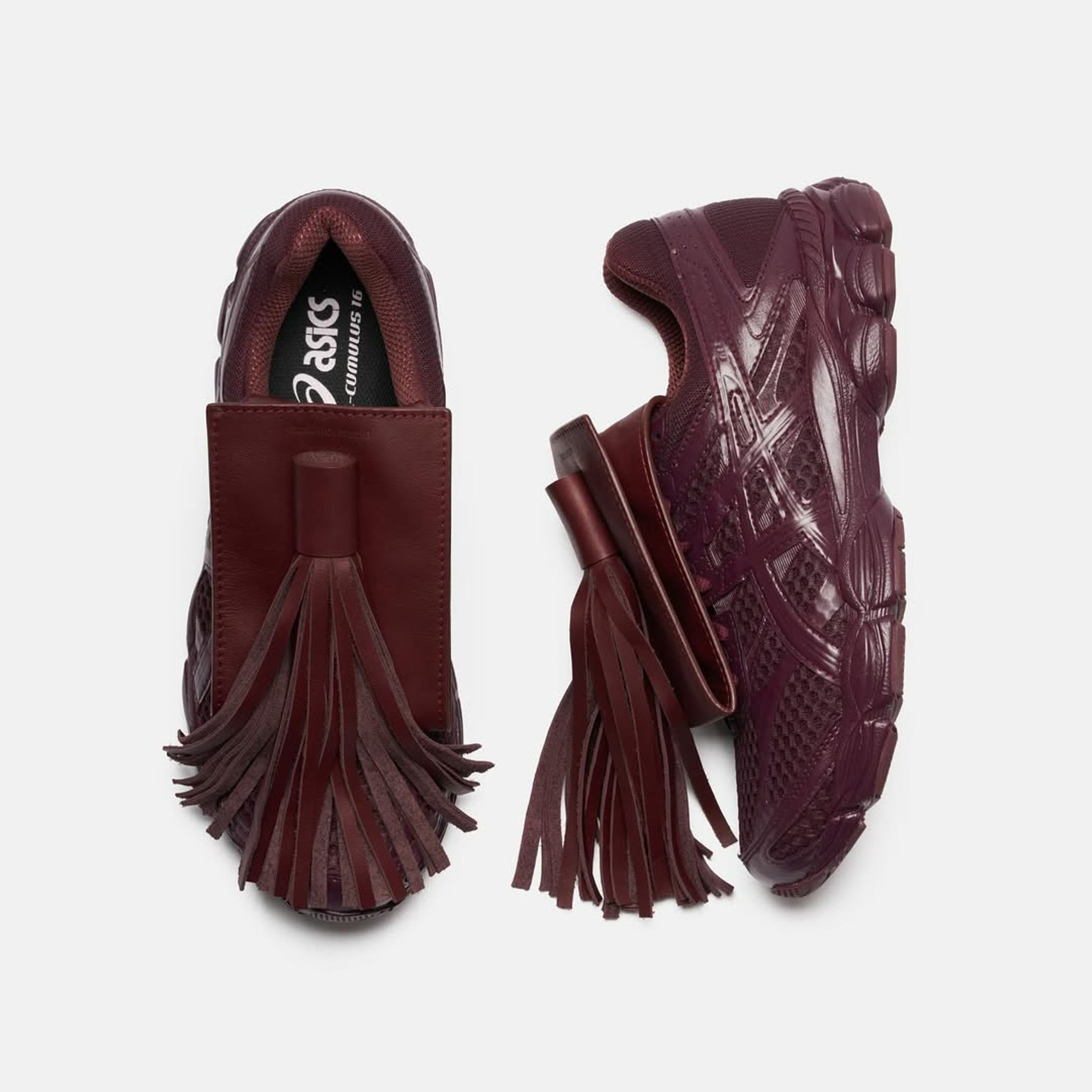 FIDAN NOVRUZOVA, ASICS, GEL-CUMULUS 16, 聯名, Crafts for Mind, 流蘇, 皮鞋