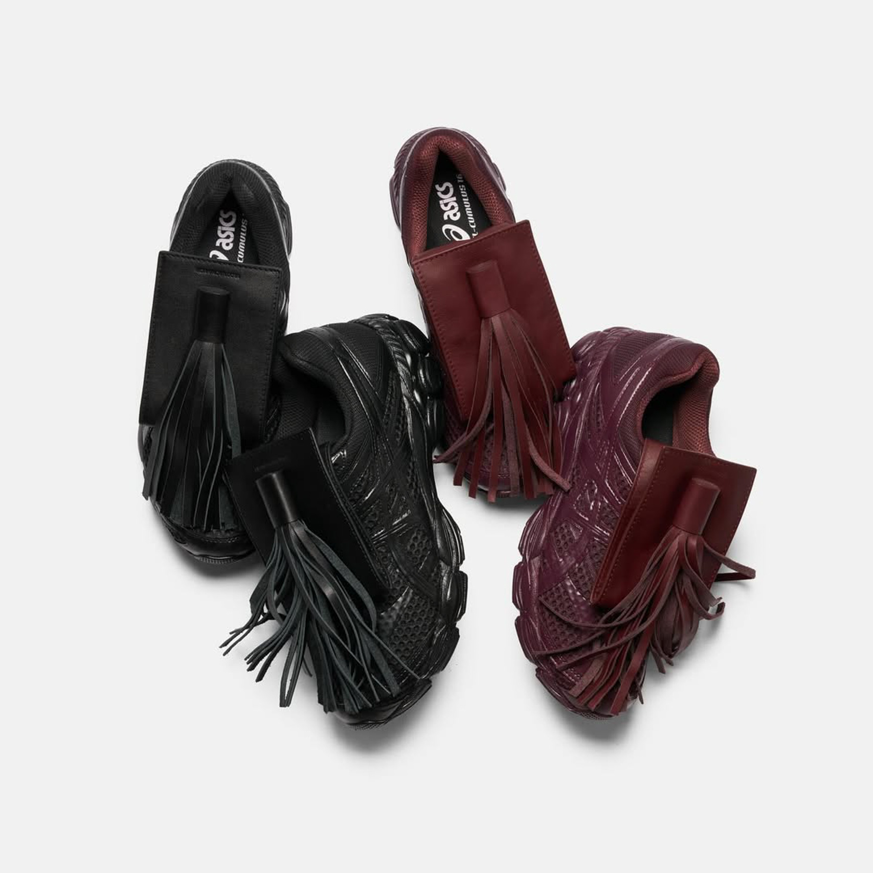 FIDAN NOVRUZOVA, ASICS, GEL-CUMULUS 16, 聯名, Crafts for Mind, 流蘇, 皮鞋