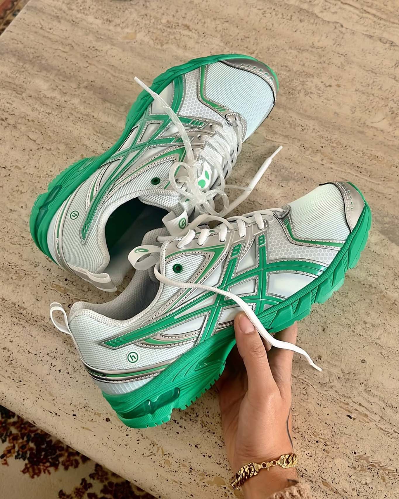 Hidden NY, ASICS, GEL-DS TRAINER 14, Dawn, 白綠, 聯名