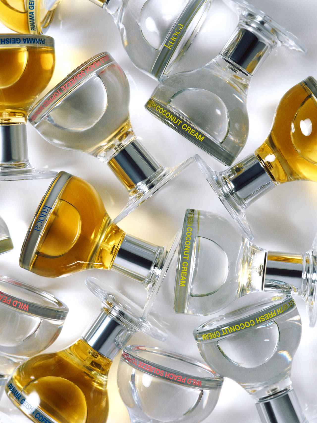 kuoca, 香氛, 香水, Eau de Parfum, WILD PEACH, 野桃, GRAPEFRUIT BRÛLÉE, 葡萄柚布蕾, GEISHA COFFEE, 藝伎咖啡