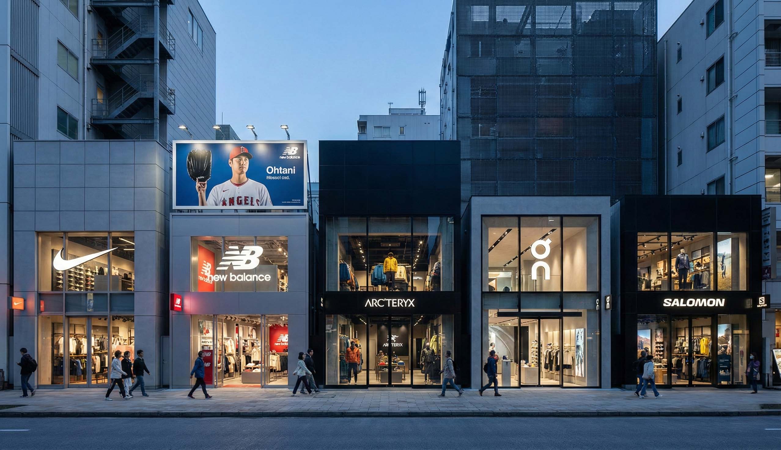 日本, 日本逛街, 東京逛街, 旗艦店, 逛街, 跑步, 戶外, 選物, 逛街地圖, Nike, 原宿, On, 昂跑, 銀座, New Balance, NB, Salomon, 京都 BAL, Arc'teryx, 始祖鳥, 池袋