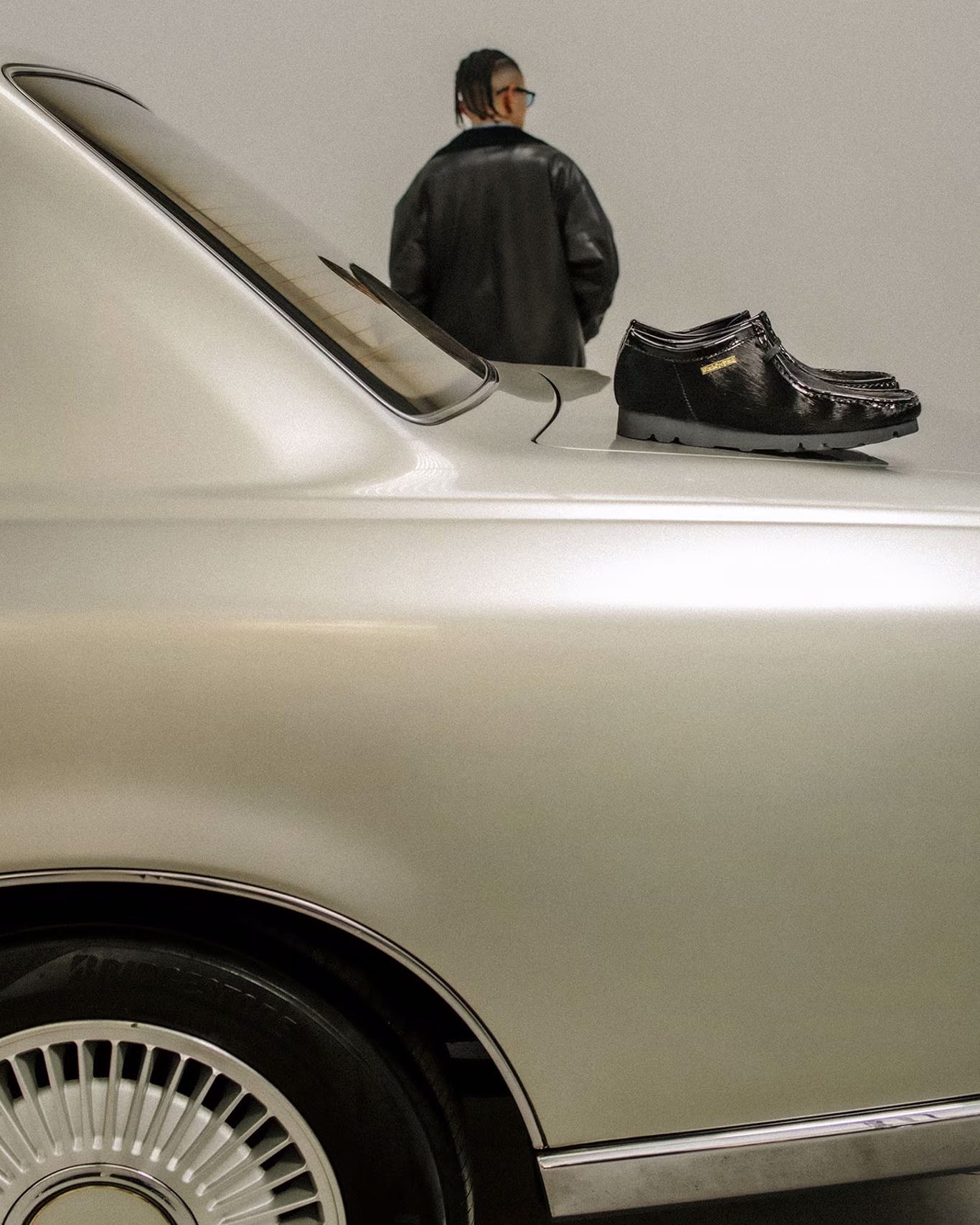 Clarks, Wallabee, atmos, BlackEyePatch, 聯名, 袋鼠鞋