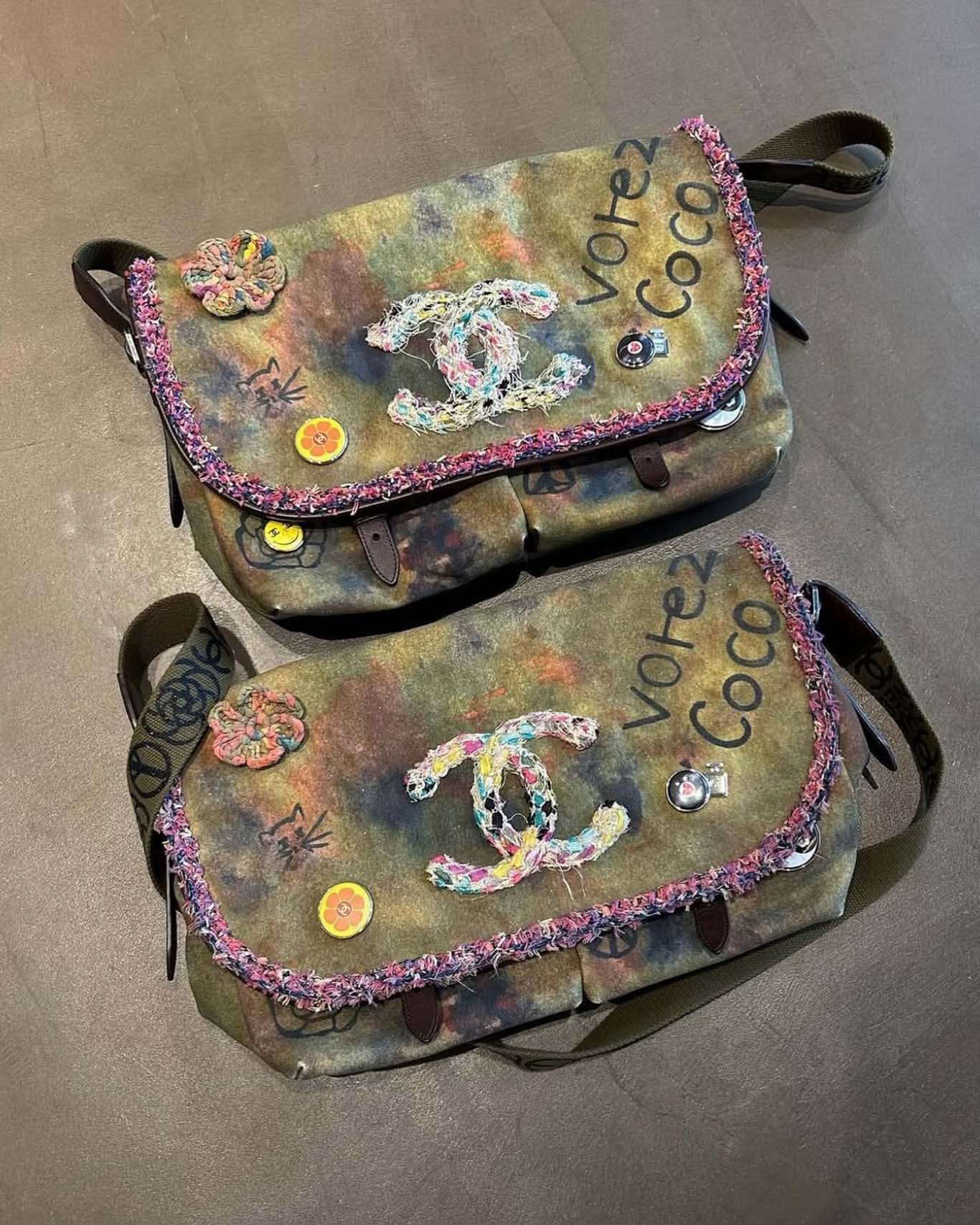 Nike, Air Force 1, AF1, Baroque Brown, Chanel, Graffiti Bag, 塗鴉包