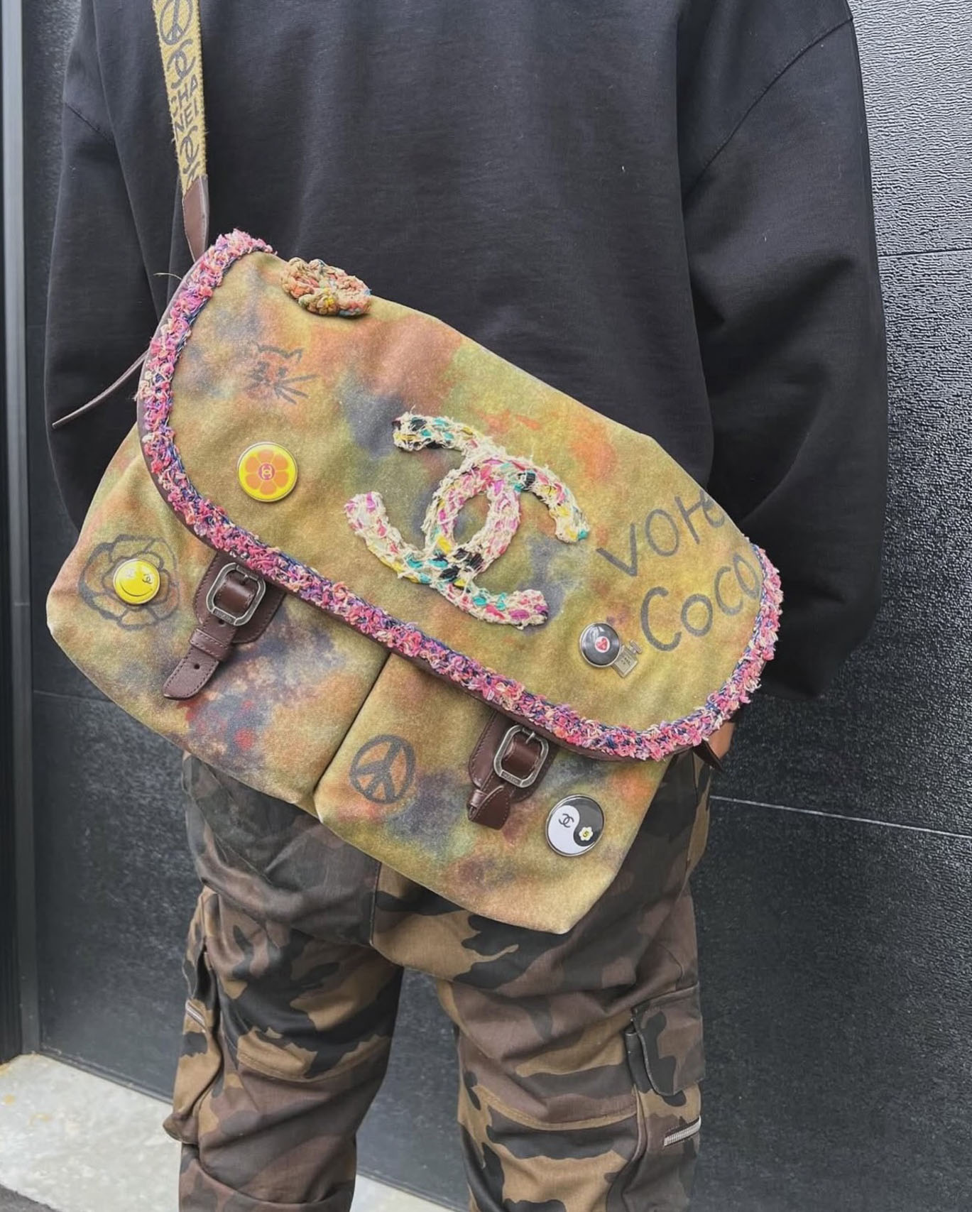 Nike, Air Force 1, AF1, Baroque Brown, Chanel, Graffiti Bag, 塗鴉包