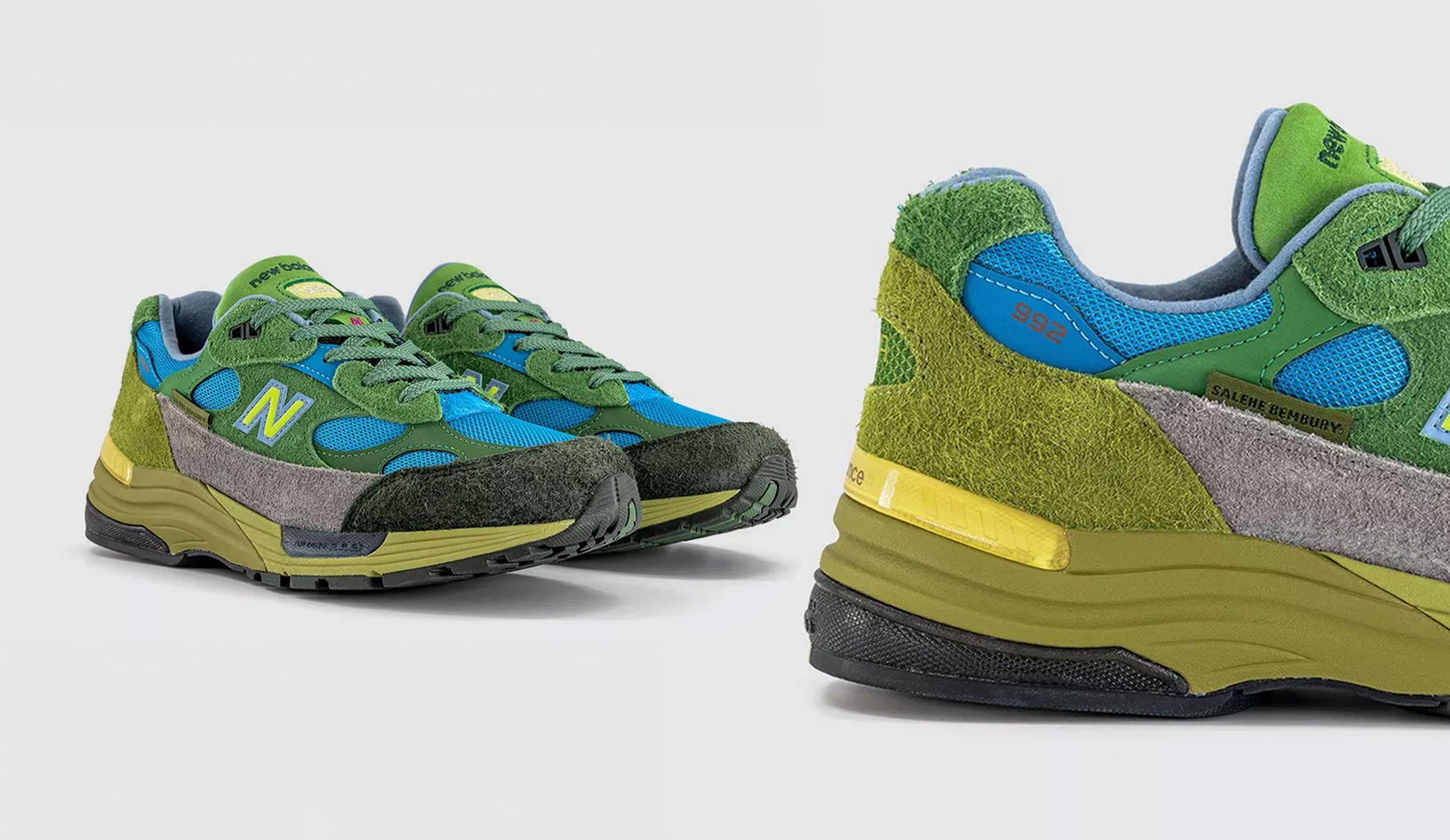 Salehe Bembury, New Balance, NB 992, Salehe Bembury Green, 聯名
