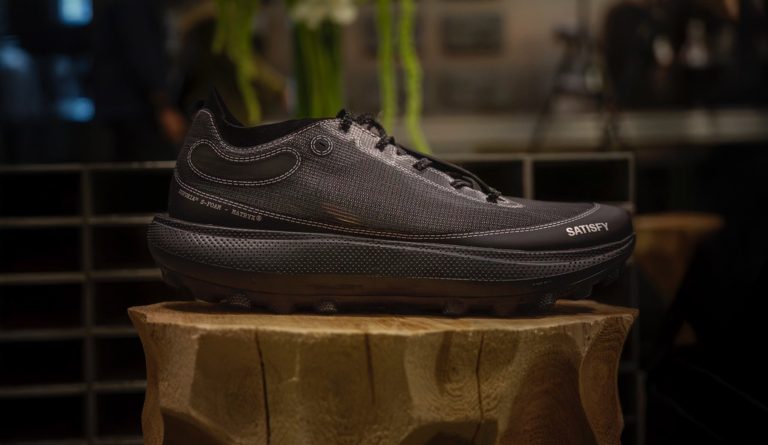 SATISFY, TheROCKER Team, 越野跑鞋, Matryx 鞋面, Vibram, Gorpcore, 凱夫拉纖維, Kevlar,