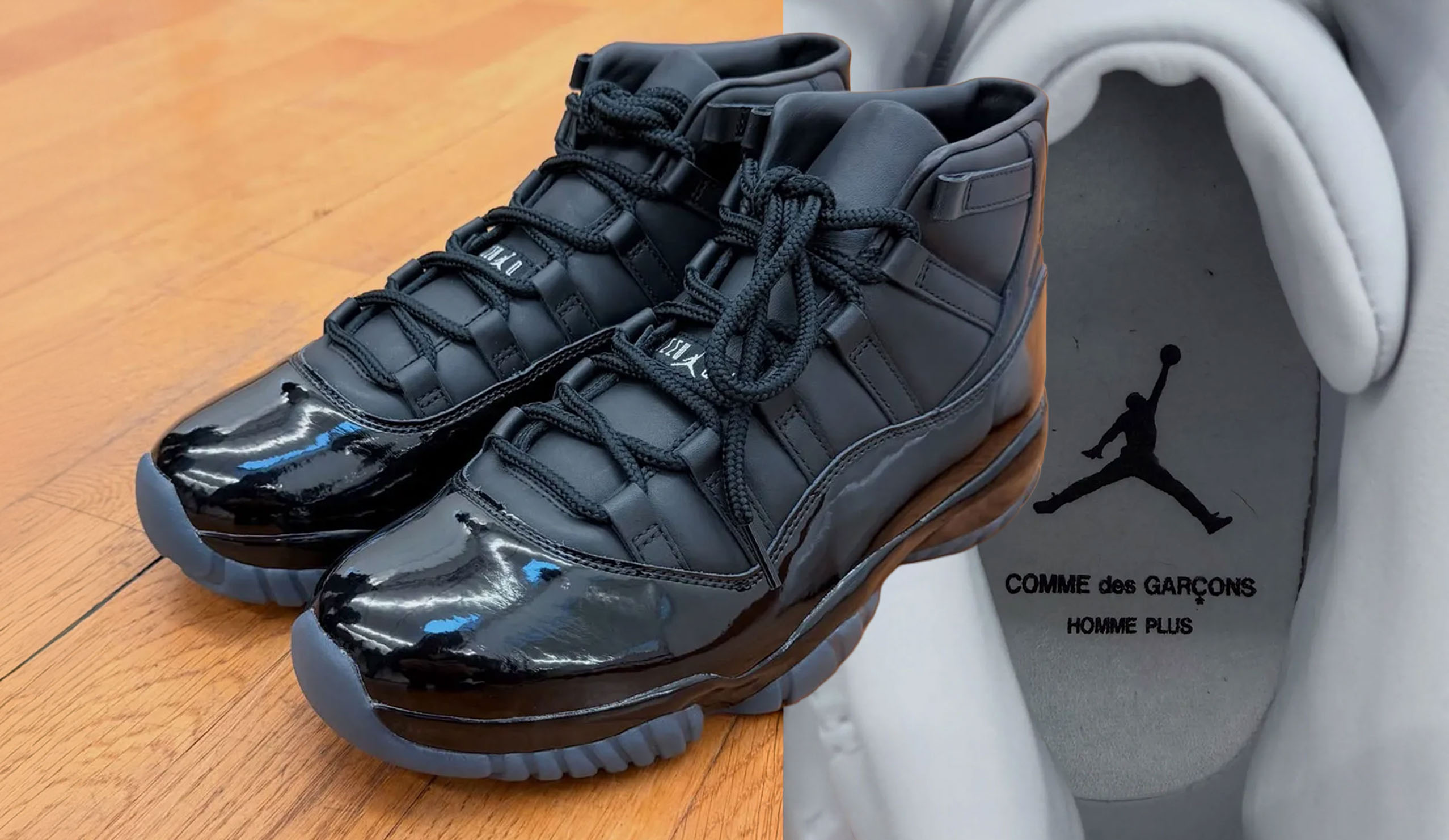 COMME des GARÇONS HOMME PLUS, Air Jordan 11, CDG, 川久保玲, AJ11, 聯名, Nike