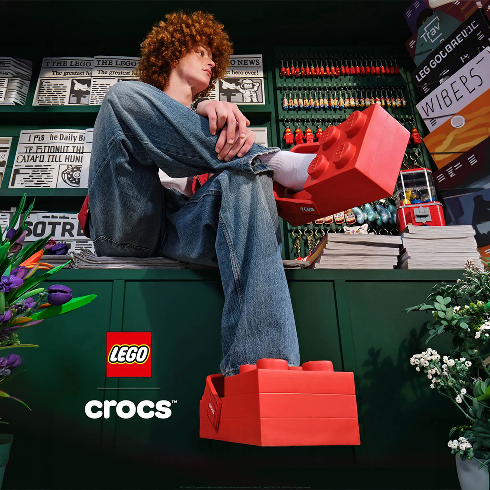 LEGO, Crocs, 樂高, 聯名, 積木鞋, Brick Clog, 洞洞鞋, 樂高人偶