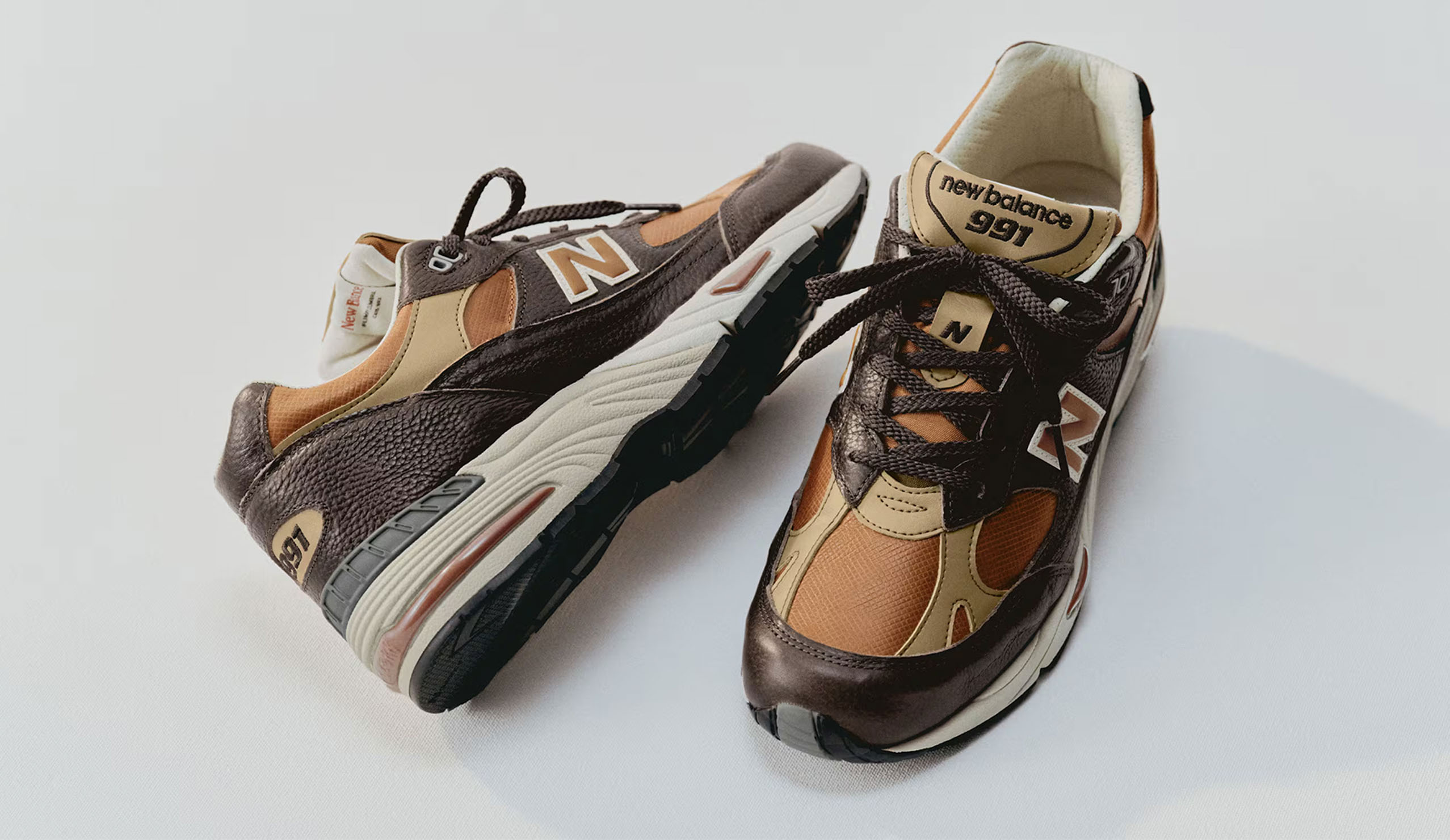 New Balance, Made in UK, 991v1, 英製, 植鞣革, Vegetable Tanned Leather, 紐巴倫, 皮球鞋, 植鞣皮, M991LB1
