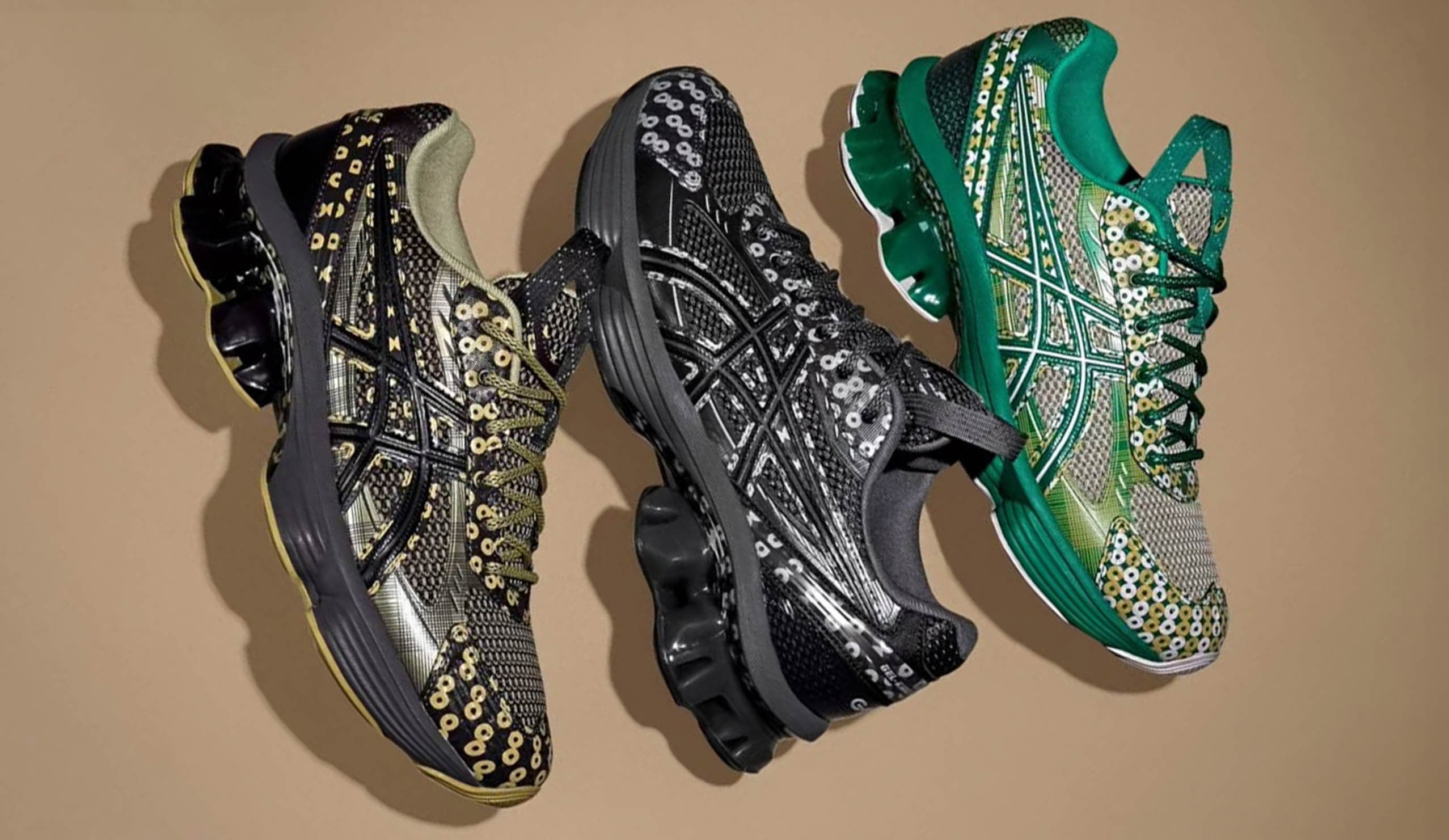 ASICS, Kiko Kostadinov, US7-S GEL-KINETIC FLUENT, 跑鞋, Gorpcore