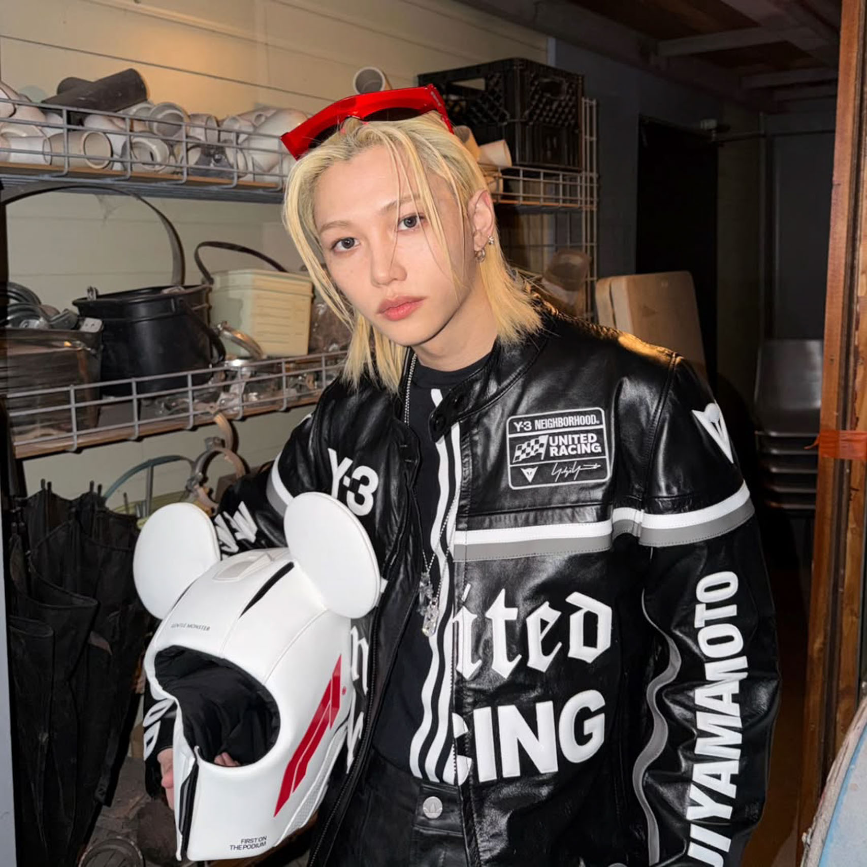 Stray Kids, Felix, Gentle Monster, Disney, F1, Circuit Collection, 米奇, 賽車頭盔, 聯名, 墨鏡