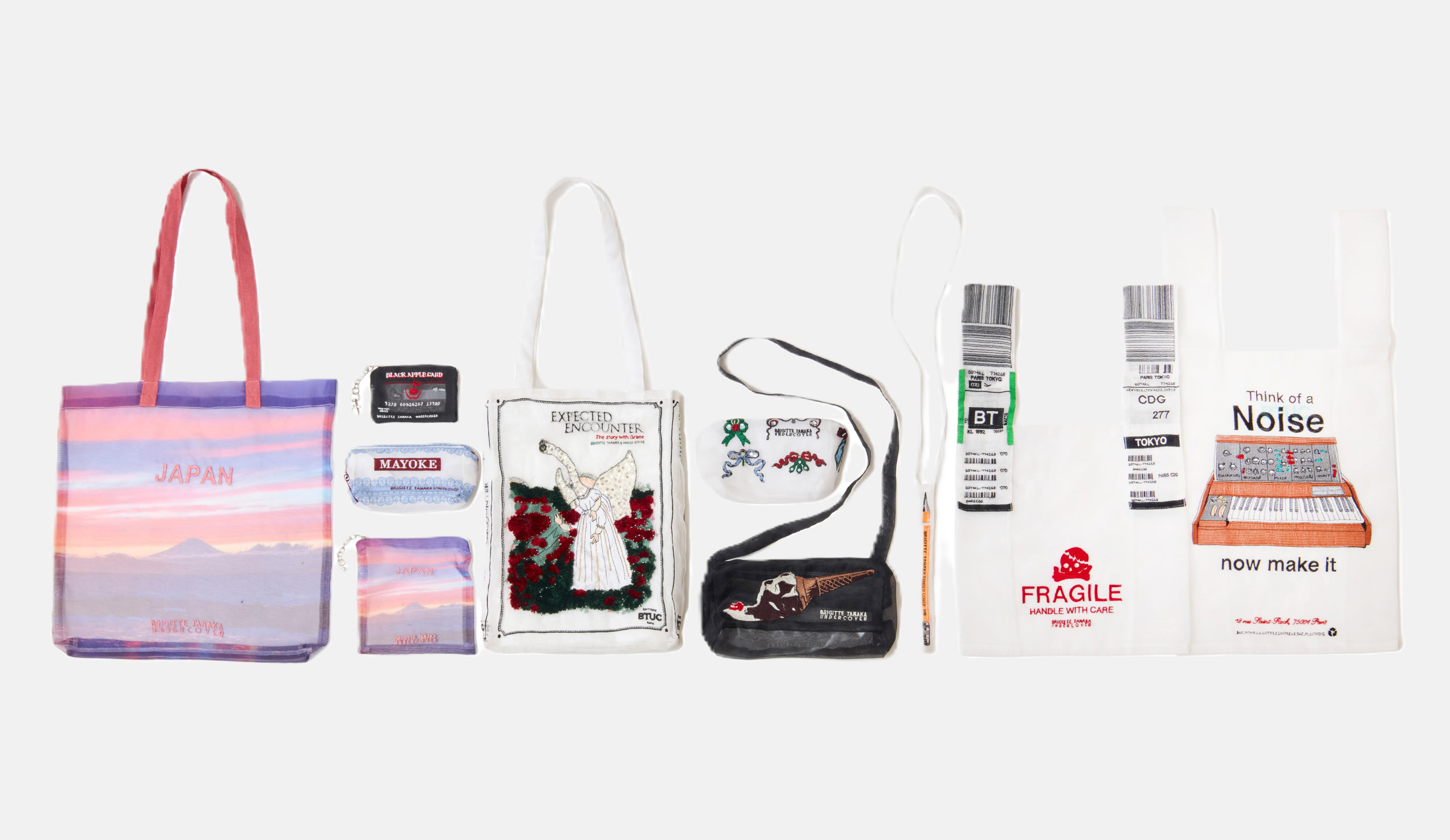 UNDERCOVER, Brigitte Tanaka, 聯名, 高橋盾, GILAPPLE, 蘋果燈, 歐根紗